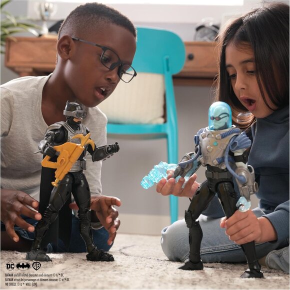 3/$55❤️12" Batman Adventures Battle Pack Batman vs Mr. Freeze Action Figures Set - Picture 7 of 16
